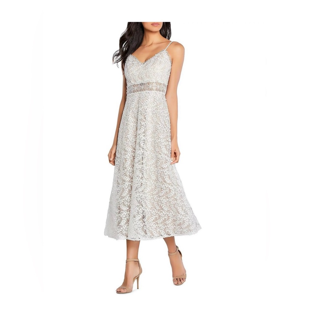 Aidan Mattox Lace Midi Dress. New with tags. Size 6